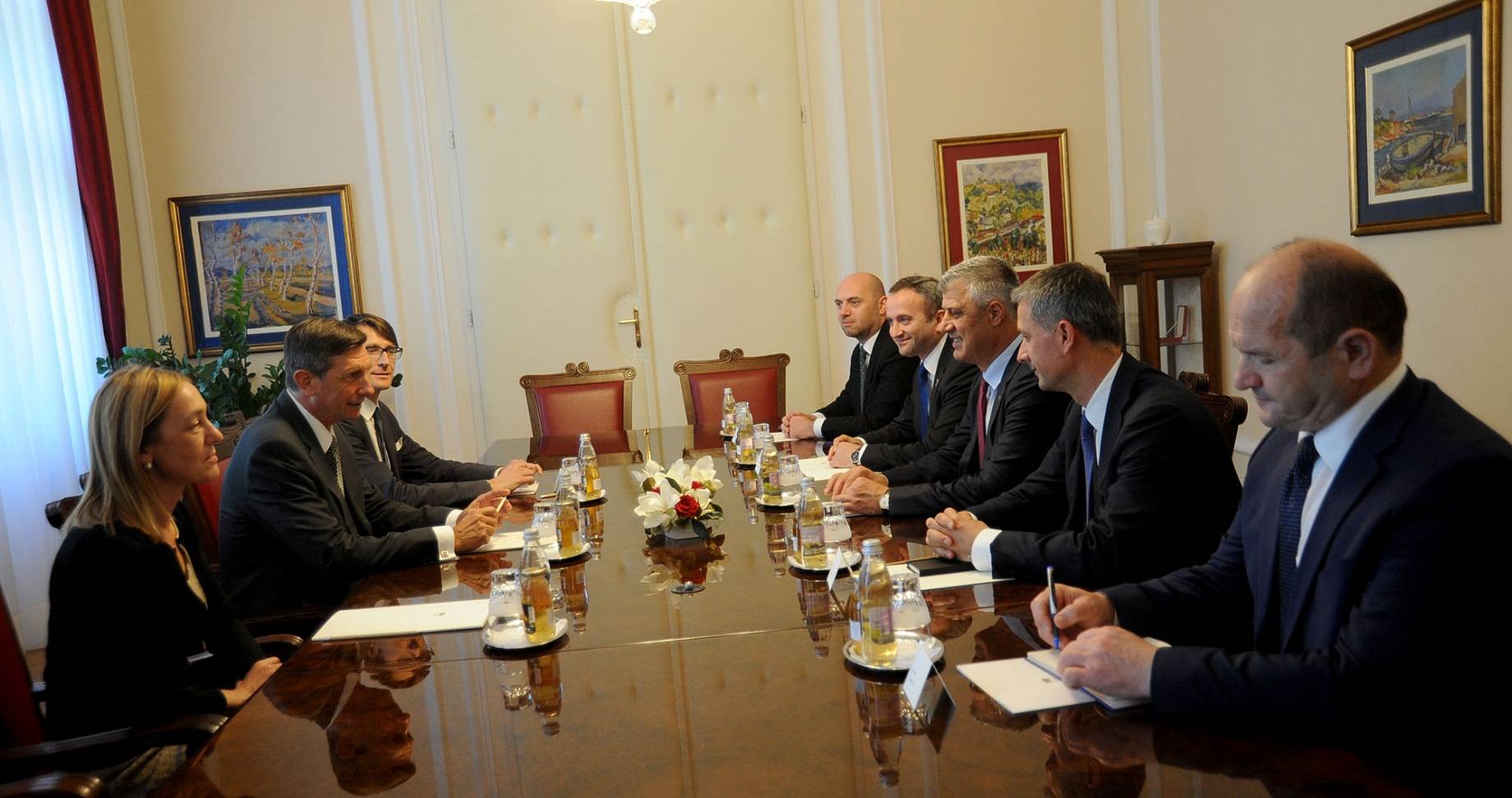 Thaçi udhëton në Slloveni për të marrë pjesë në Samitin Brdo-Brione