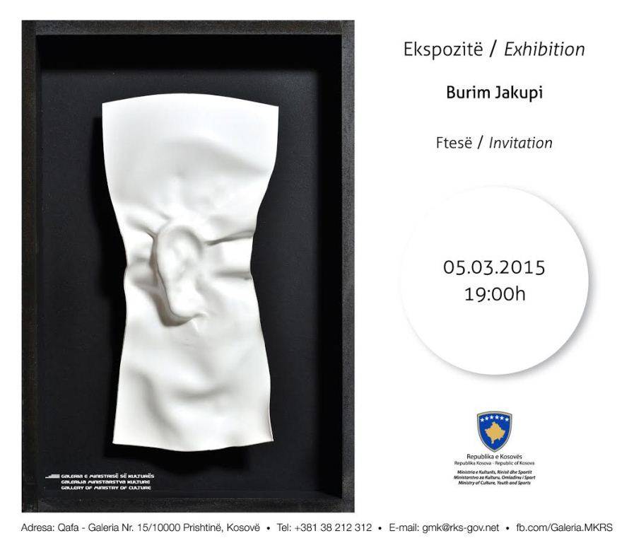 Hapet ekspozita e skulptorit të ri, Burim Jakupi