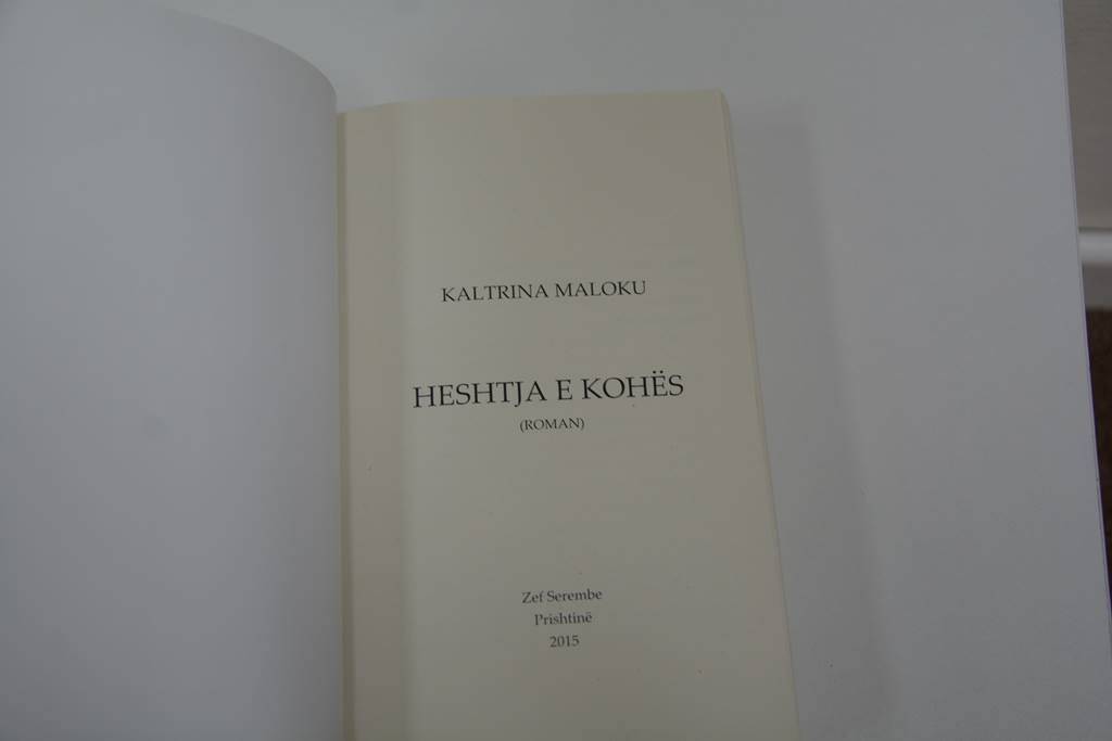 “Heshtja e Kohës”,  romani më i ri nga Kaltrina Maloku