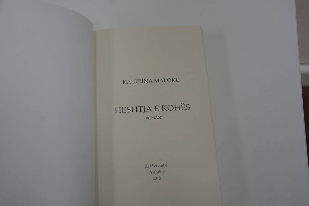 Heshtja e Kohës, romani më i ri nga Kaltrina Maloku