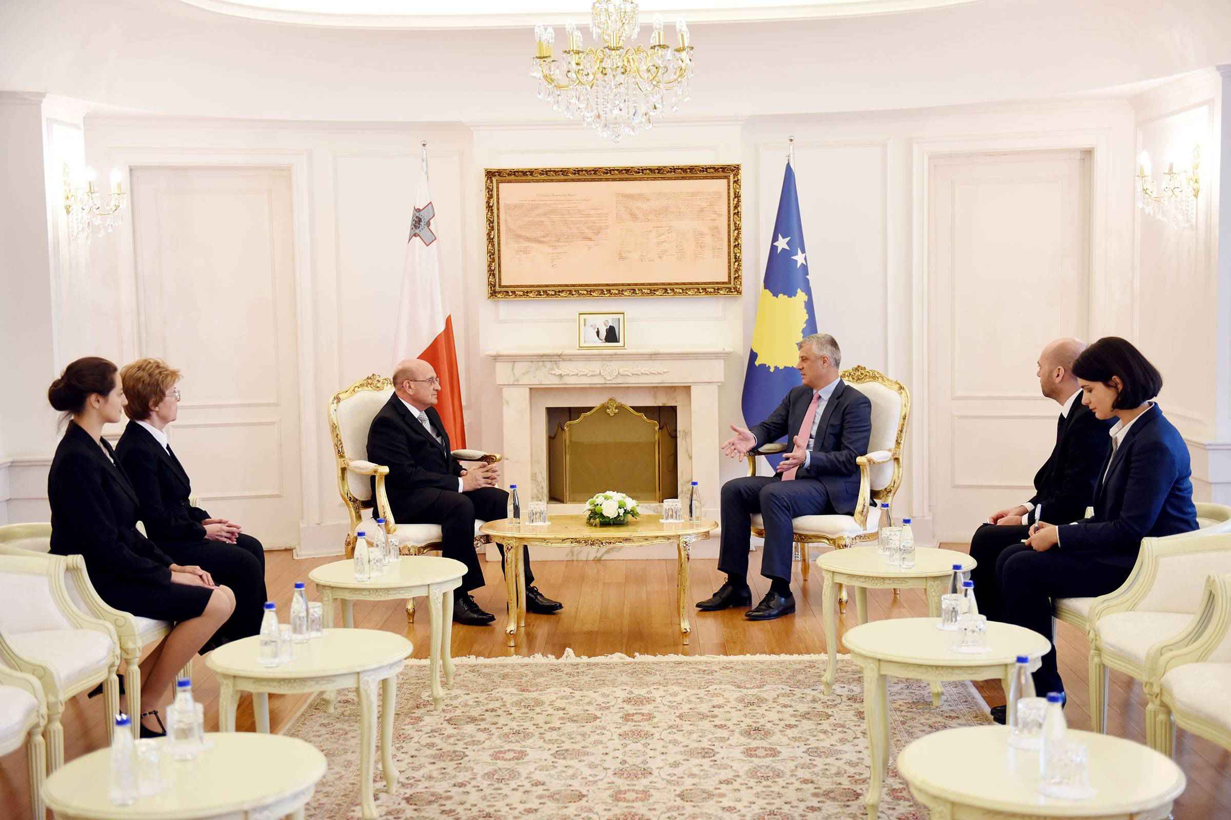 Presidenti Thaçi pranoi kredencialet e ambasadorit të ri jorezident të Maltës