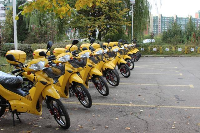 Posta promovoi motoçikletat ekologjike