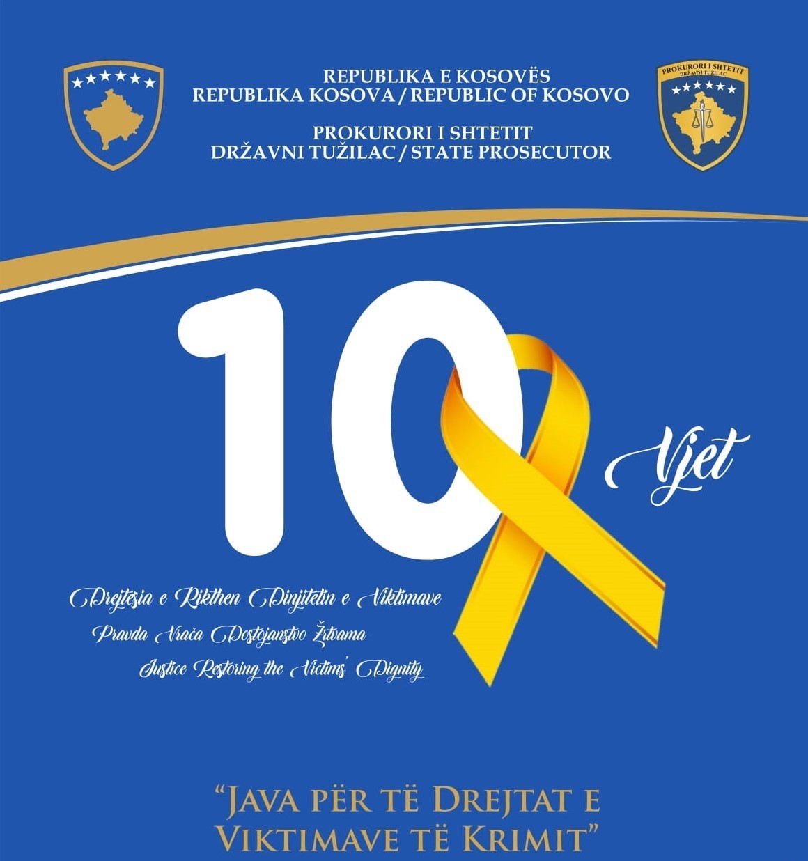 Sot shënohet 10-vjetori i “Javës për të Drejtat e Viktimave të Krimit”