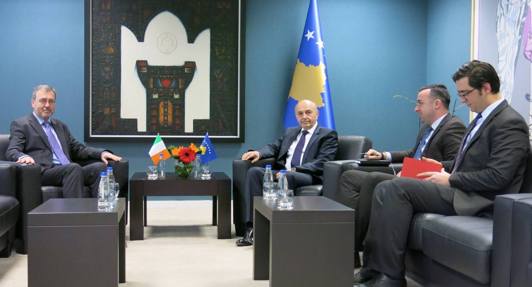 Irlanda vazhdon përkrahjen për Kosovën