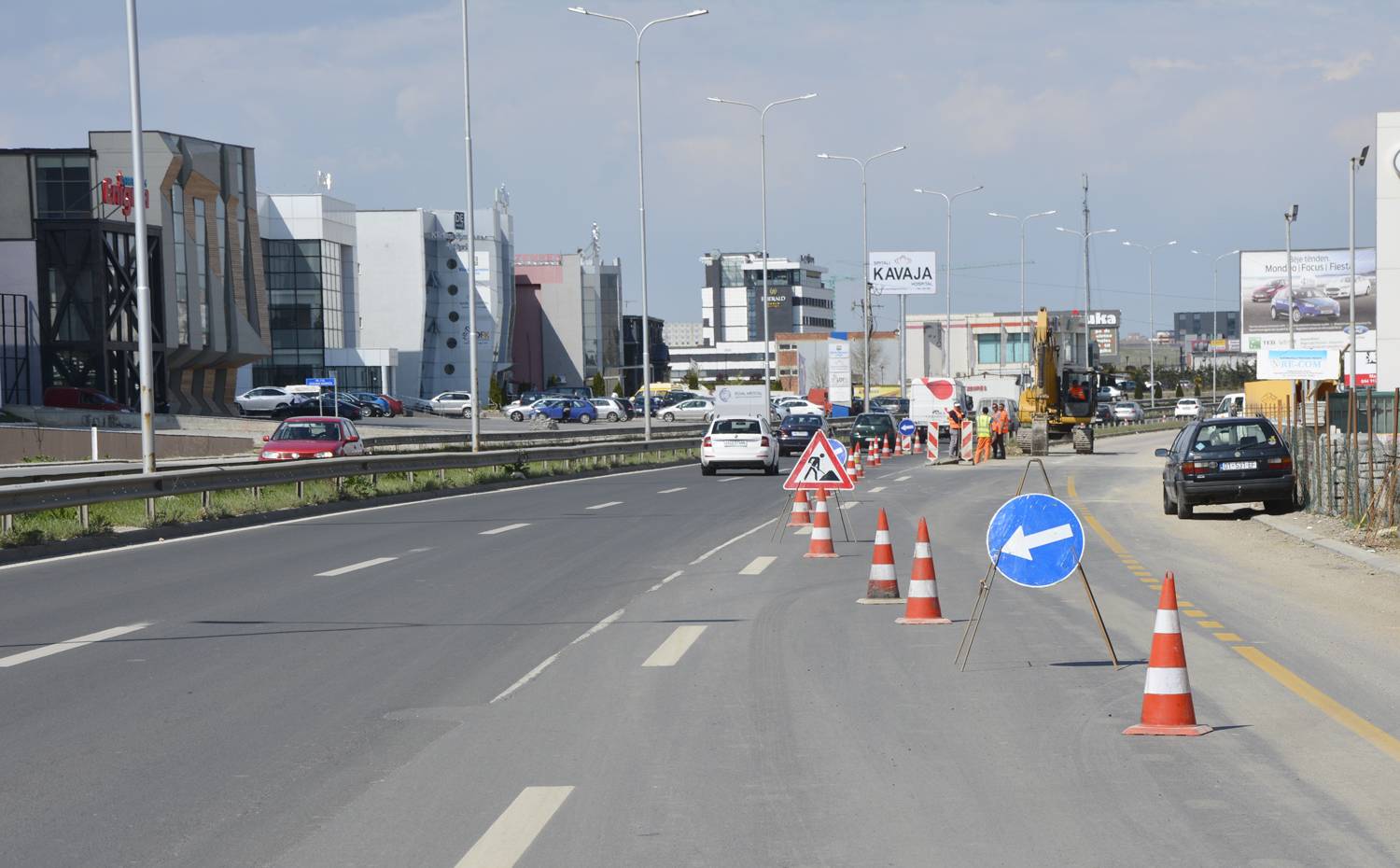 Filluan punimet në rrugën nacionale, udhëkryqi për Gjilan - QMI