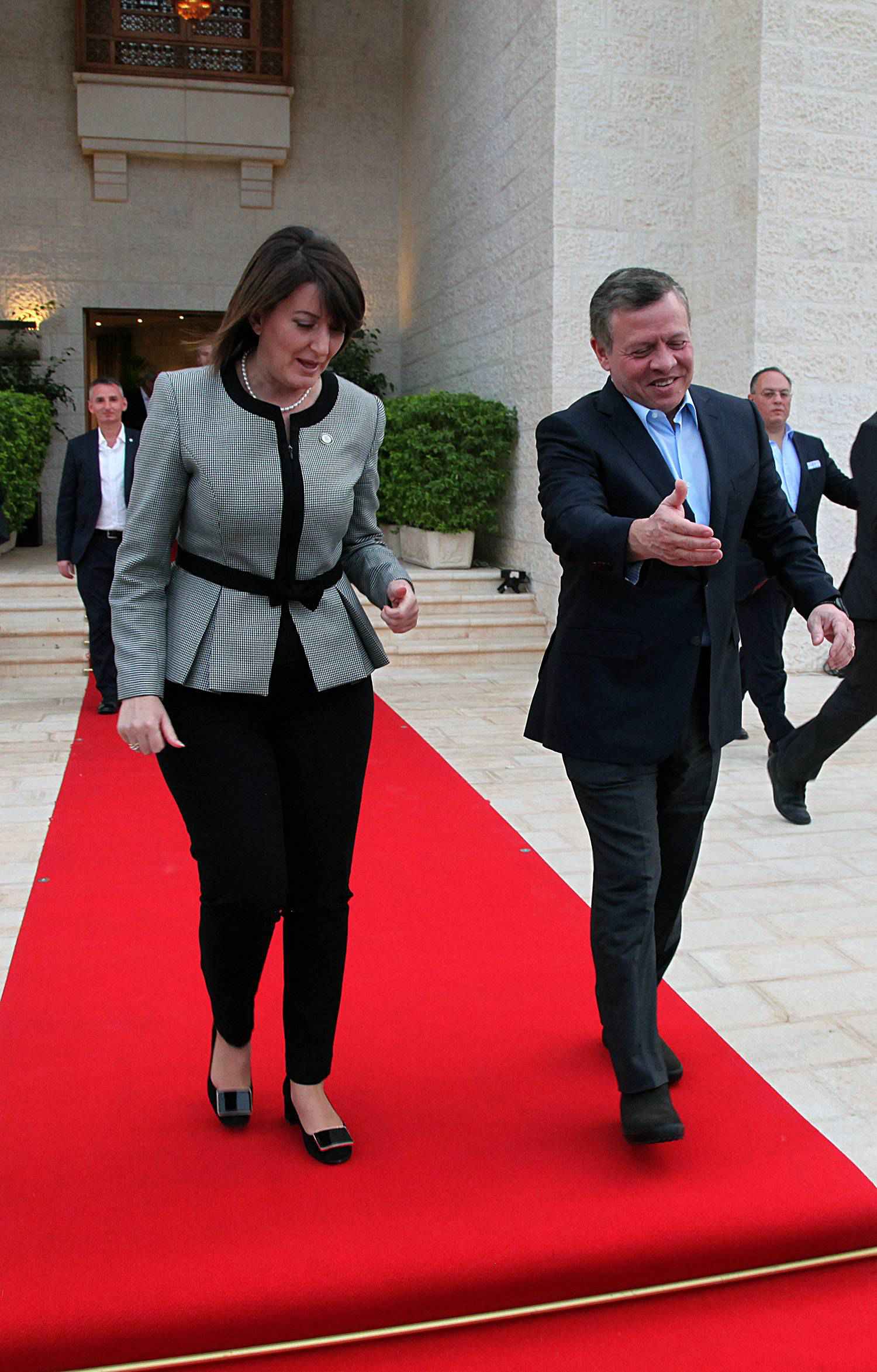 Presidentja Jahjaga po qëndron në një vizitë dy ditore në Jordani