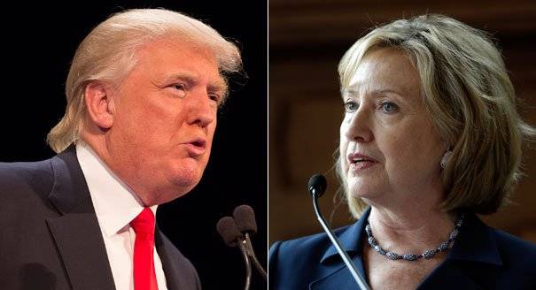 Trump dhe Clinton kryesojnë garën presidenciale 