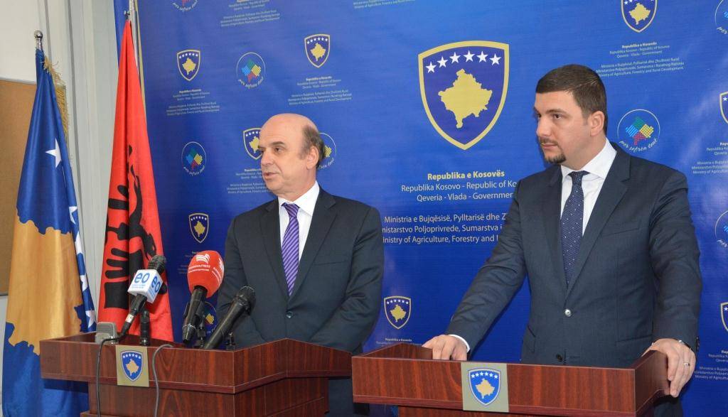Ministri i Bujqësisë së Shqipërisë, Edmond Panariti viziton Kosovën