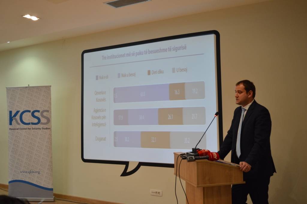 QKSS lanson të gjeturat e Barometrit Kosovar të Sigurisë