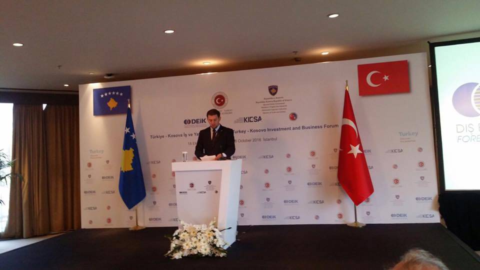 Zëvendësministri Demaj, në Forumin për Investime dhe Tregti Kosovë - Turqi
