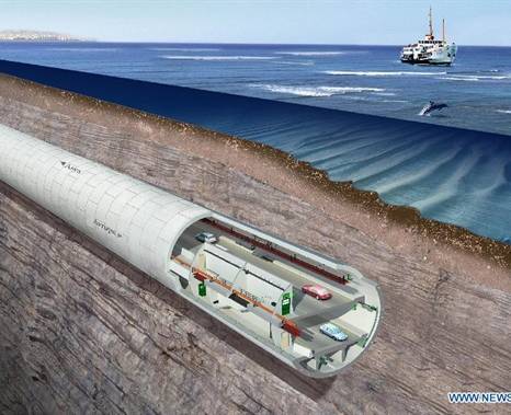 Tuneli i Euroazisë shkurton rrugën nga 100 në 15 minuta