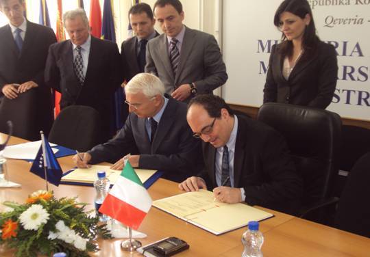 Kosova e Italia, Marrëveshje bashkëpunimi në shëndetësi