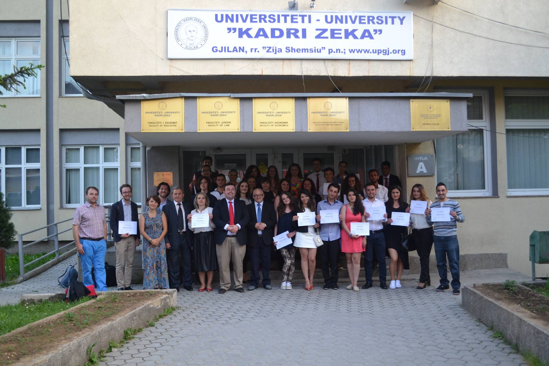 Përfundon programi ballkanik i paqes në Universitetin e Gjilanit