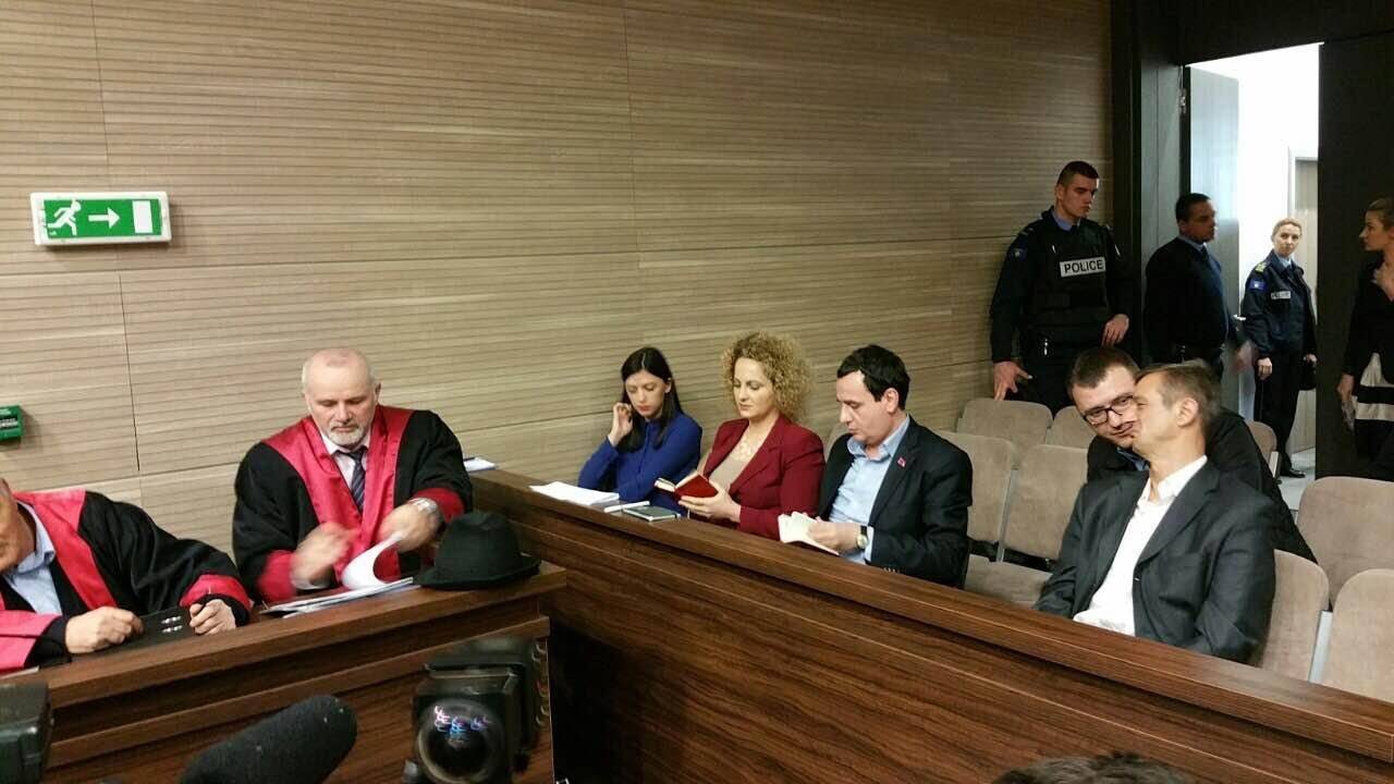 Gjykata shpall sot aktgjykimin e katër deputetët të Vetëvendosjes