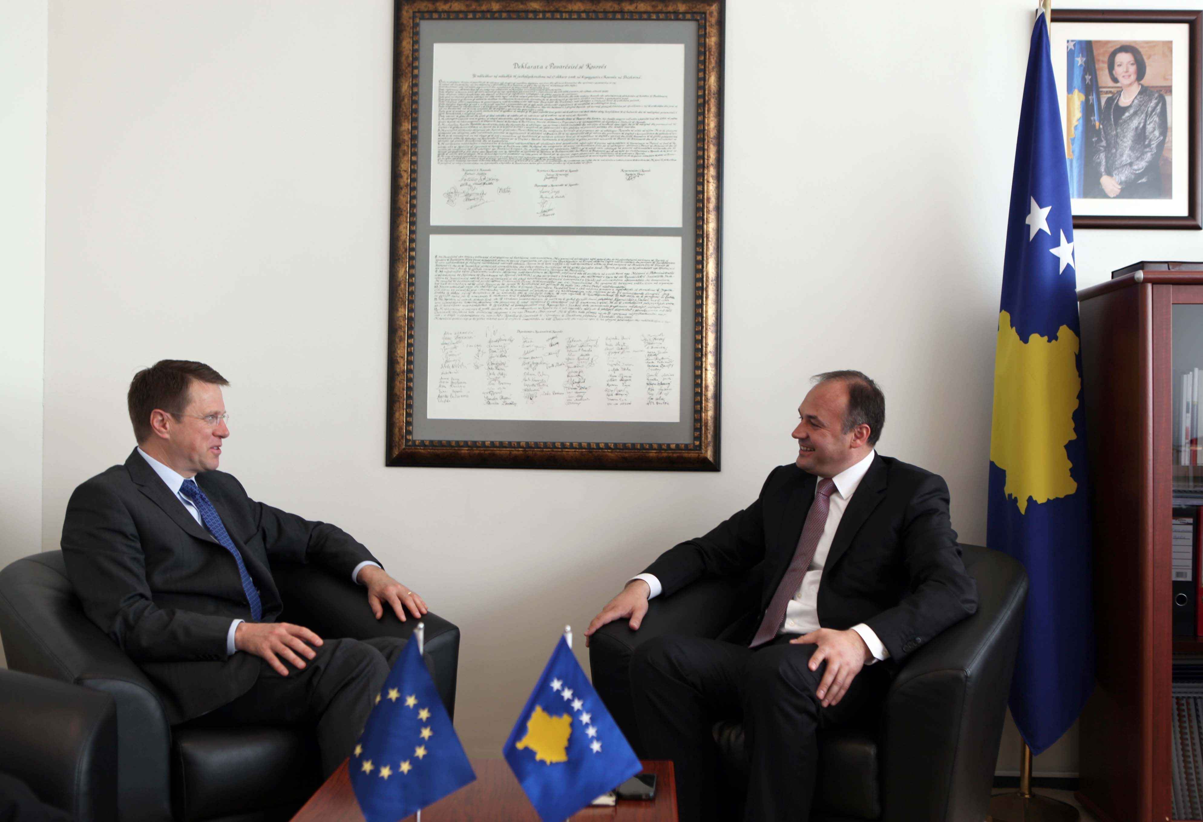 Žbogar në mbështetje të agjendës integruese evropiane të Kosovës