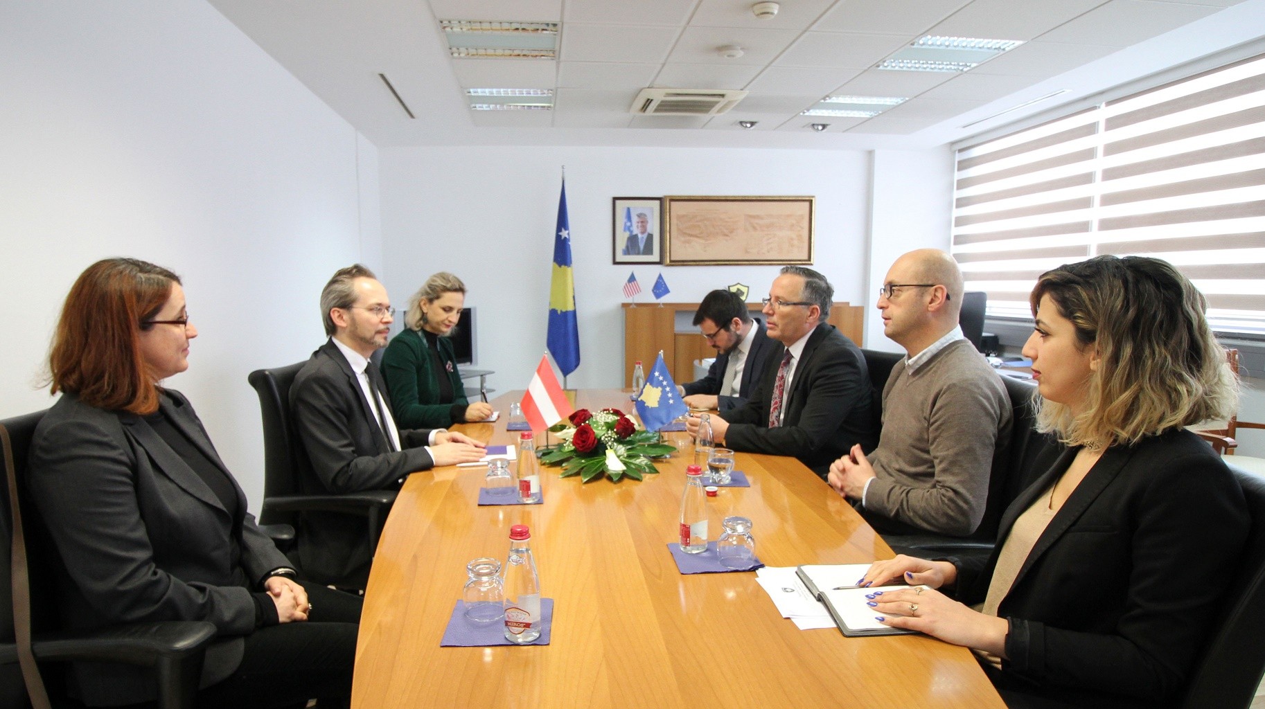 Hamza dhe Pfandler zotohen për thellimin e bashkëpunimit
