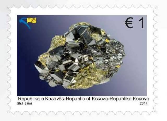Kristale dhe minerale në pulla postare