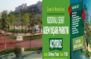Në Stamboll përurohet parku “Adem Jashari”