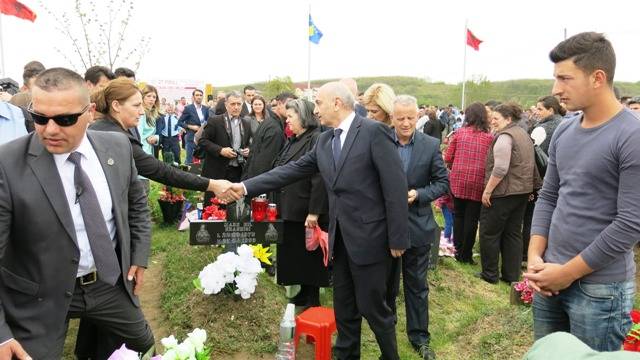 Mustafa në përkujtimin e Masakrës së Mejës e Korenicës