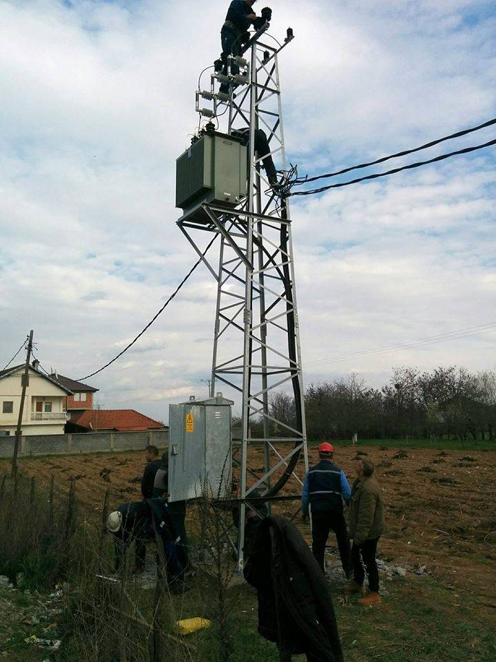 KEDS zevendeson trafon e aksidentuar në Bllagajë