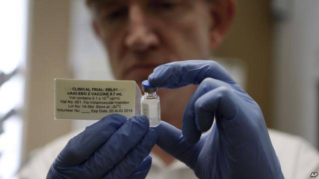 Vaksina eksperimentale për ebolën rrit imunitetin të 20 vullnetarët 