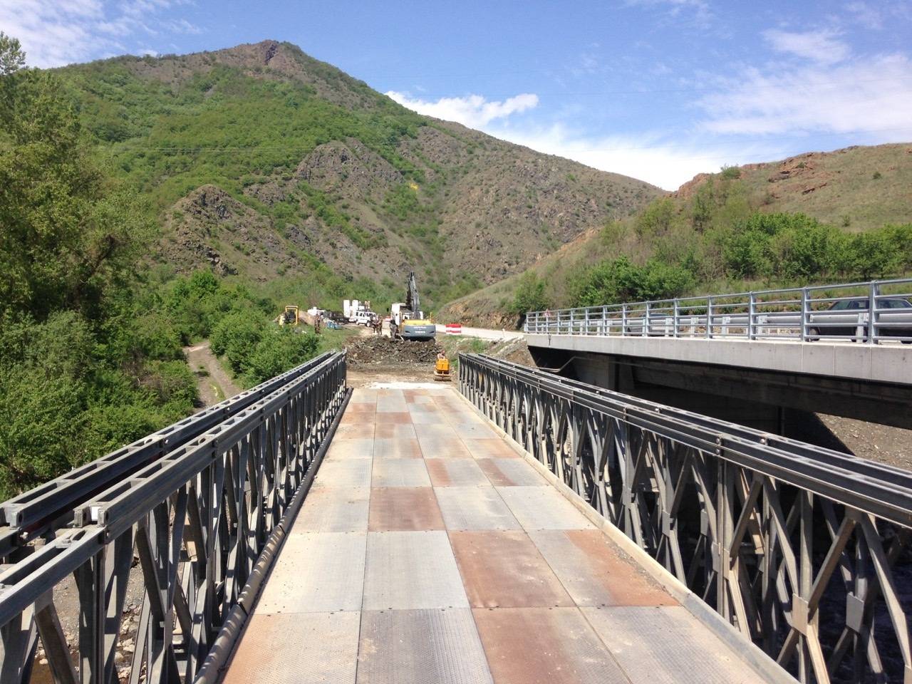 KFOR-i do të çmontojë një urë anësore në rrugën Leposaviq-Zveçan
