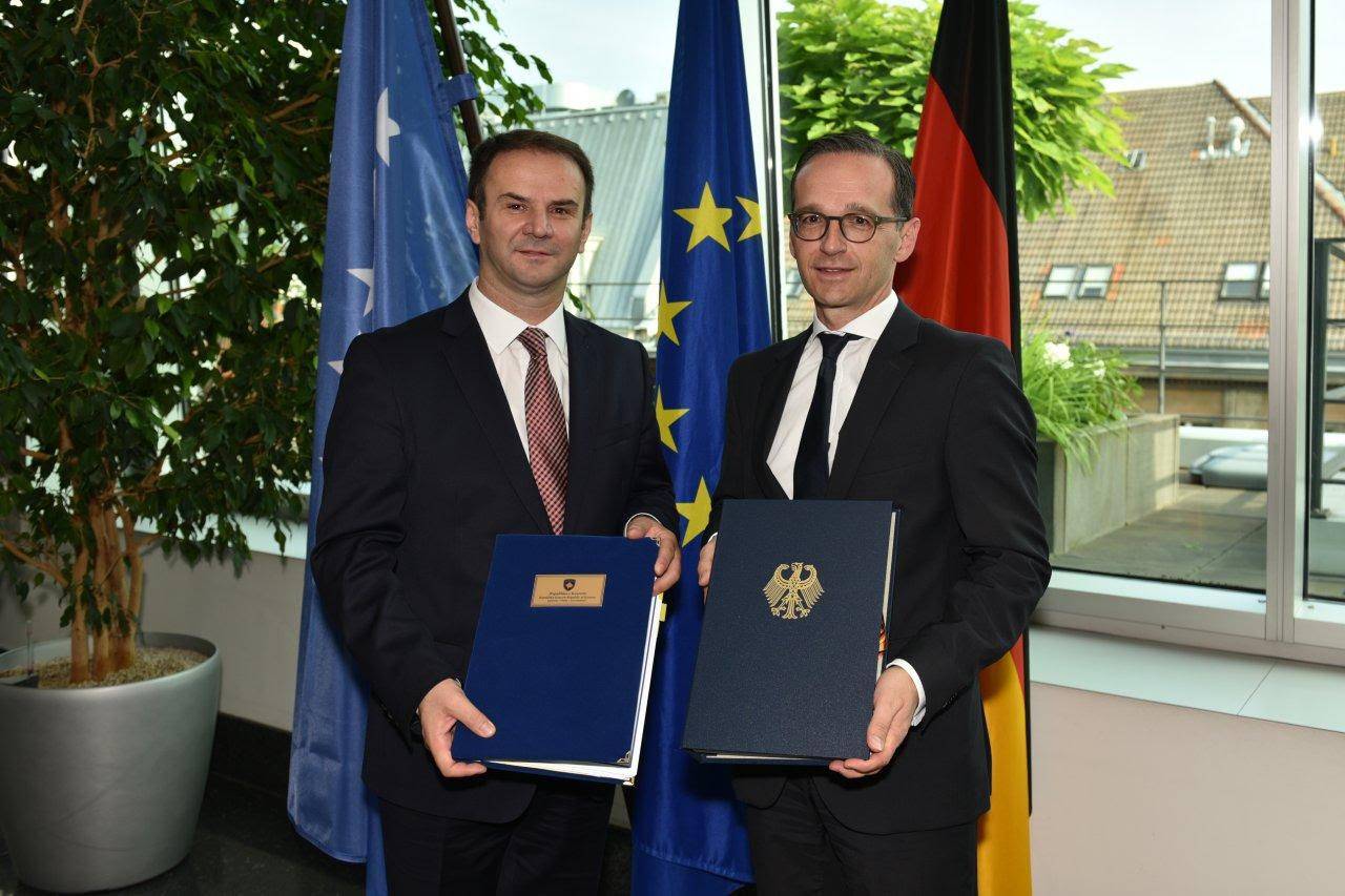 Kosova formalizon marrëveshjen për bashkëpunim juridik me Gjermaninë 