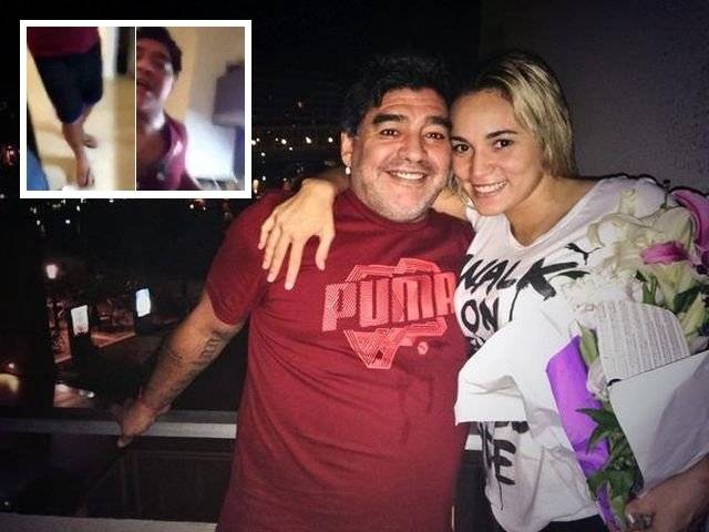 Maradona dhunon të dashurën 