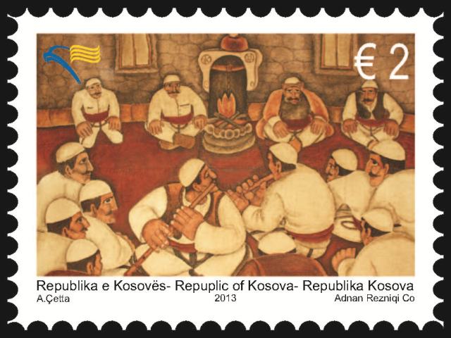 Veprat e Adem Kastratit në pullën e re postare