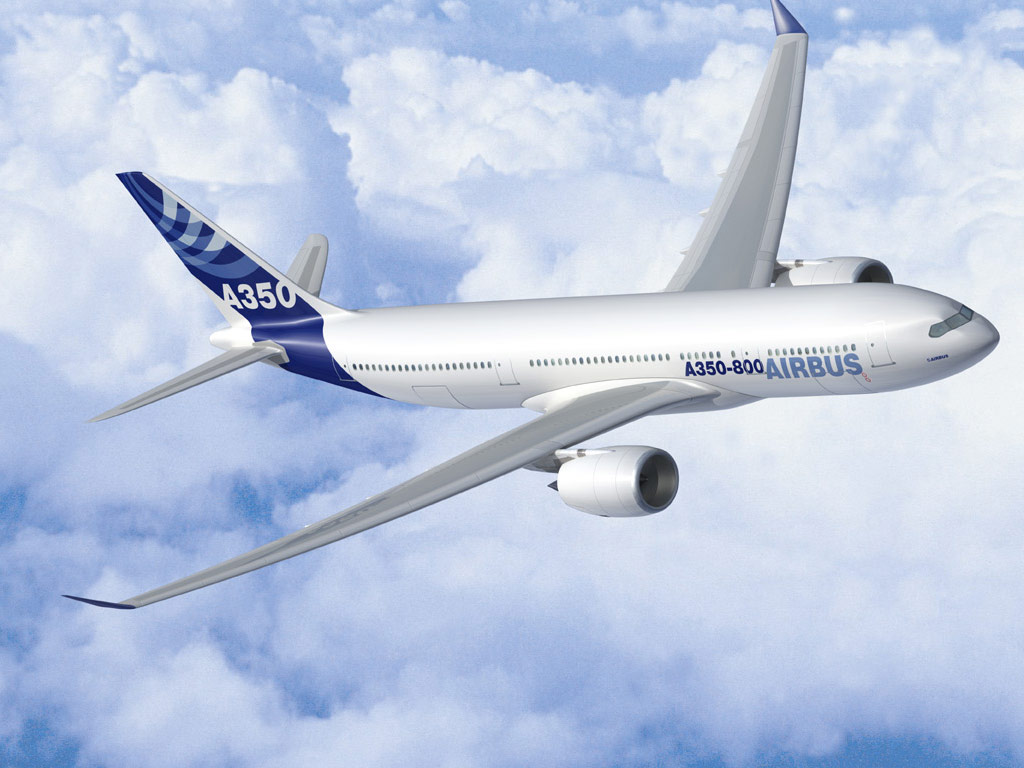 Airbus 350 kreu fluturimin e tij të parë