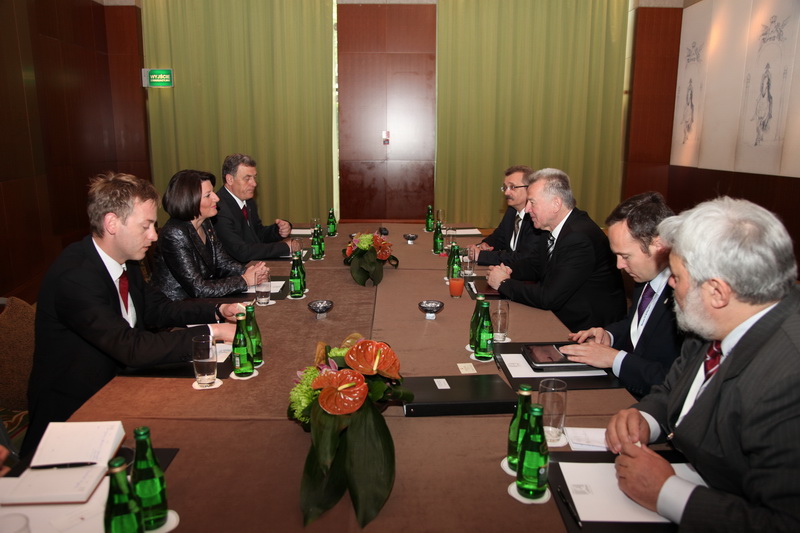 Presidentja Jahjaga takoi Presidentin e Hungarisë, Pal Schmitt