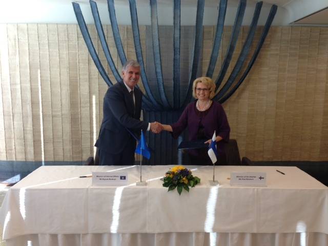 Kosova dhe Finland nënshkrun marrëveshje për Ri-pranim 