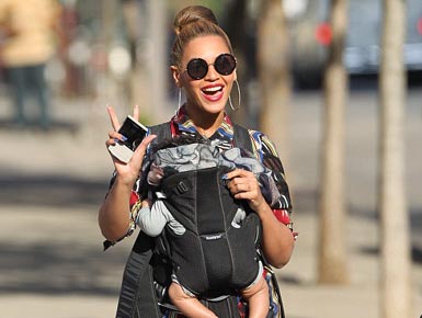 Beyonce, super e lumtur me vajzën e saj 