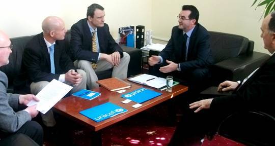 Ministri Ferid Agani priti krerët e UNICEF-it në Kosovë