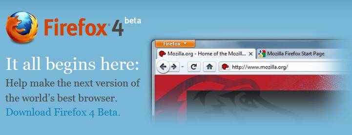 Firefox 4 tani në dispozicion për shkarkim