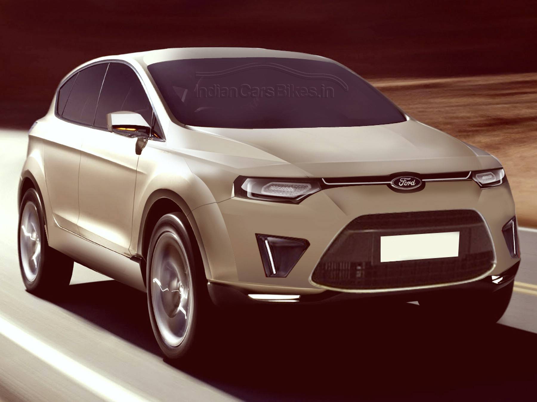 Ford EcoSport Crossover Concept me motor 1.0 litërsh