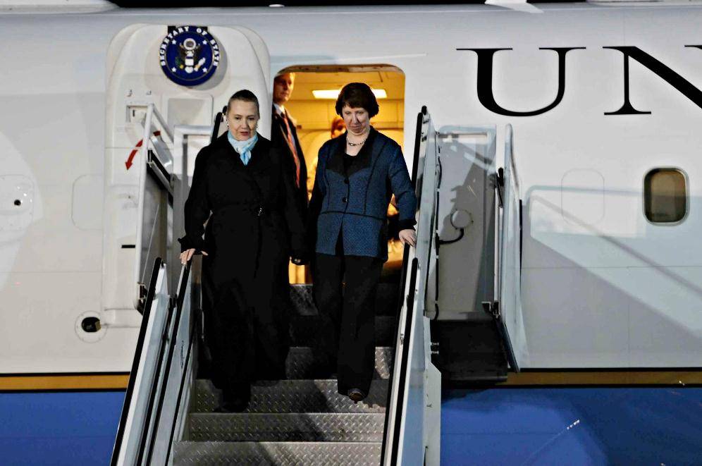 Clinton e Ashton arritën në Kosovë