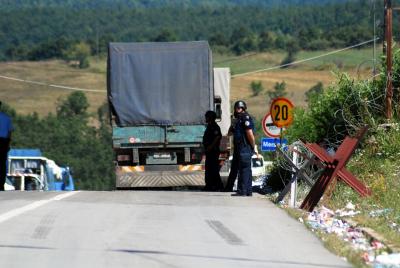 Pika kufitare 1 në Jarinjë  e mbyllur për mallrat serbe