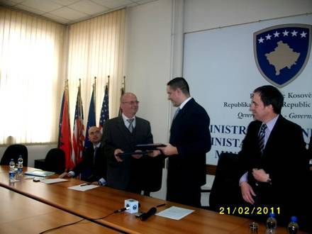 MSh nënshkroi marrëveshje me Institutit Federal Gjerman