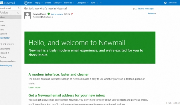 Microsoft zëvendëson Hotmailin me Newmail