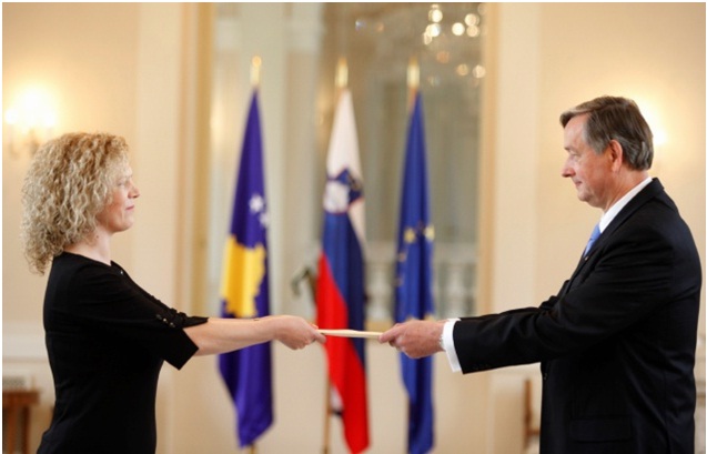 Ahmetaj i dorëzoi letrat kredenciale te presidenti i Sllovenisë