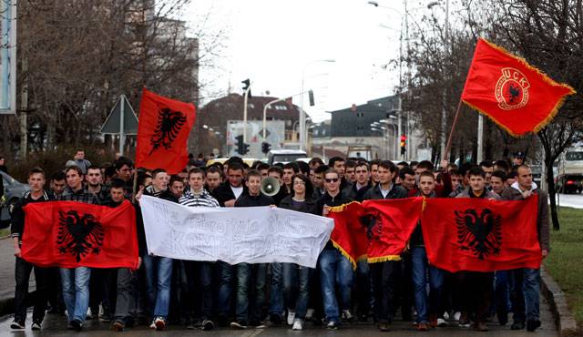 Protesta kundër arrestimeve të ish-ushtarëve të UÇK-së