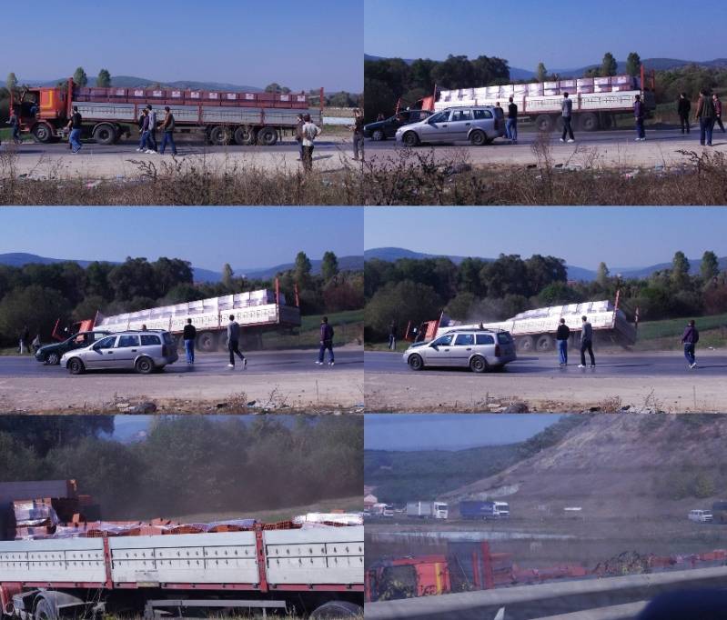 Vetëvendosja e rrotullon edhe një kamion me mallra serbe