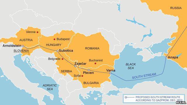 “Rryma Jugore” kalon nëpër Bullgari