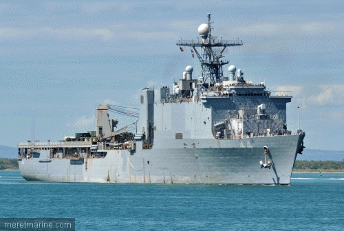 Anija e flotës Amerikane, USS Gunston Hall, viziton Durrësin