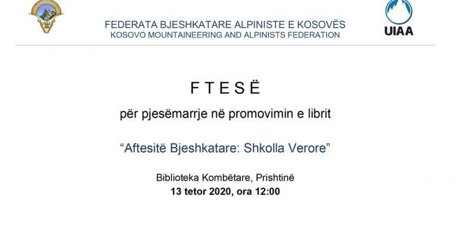 Promovohet libri “Aftesitë Bjeshkatare: Shkolla Verore”