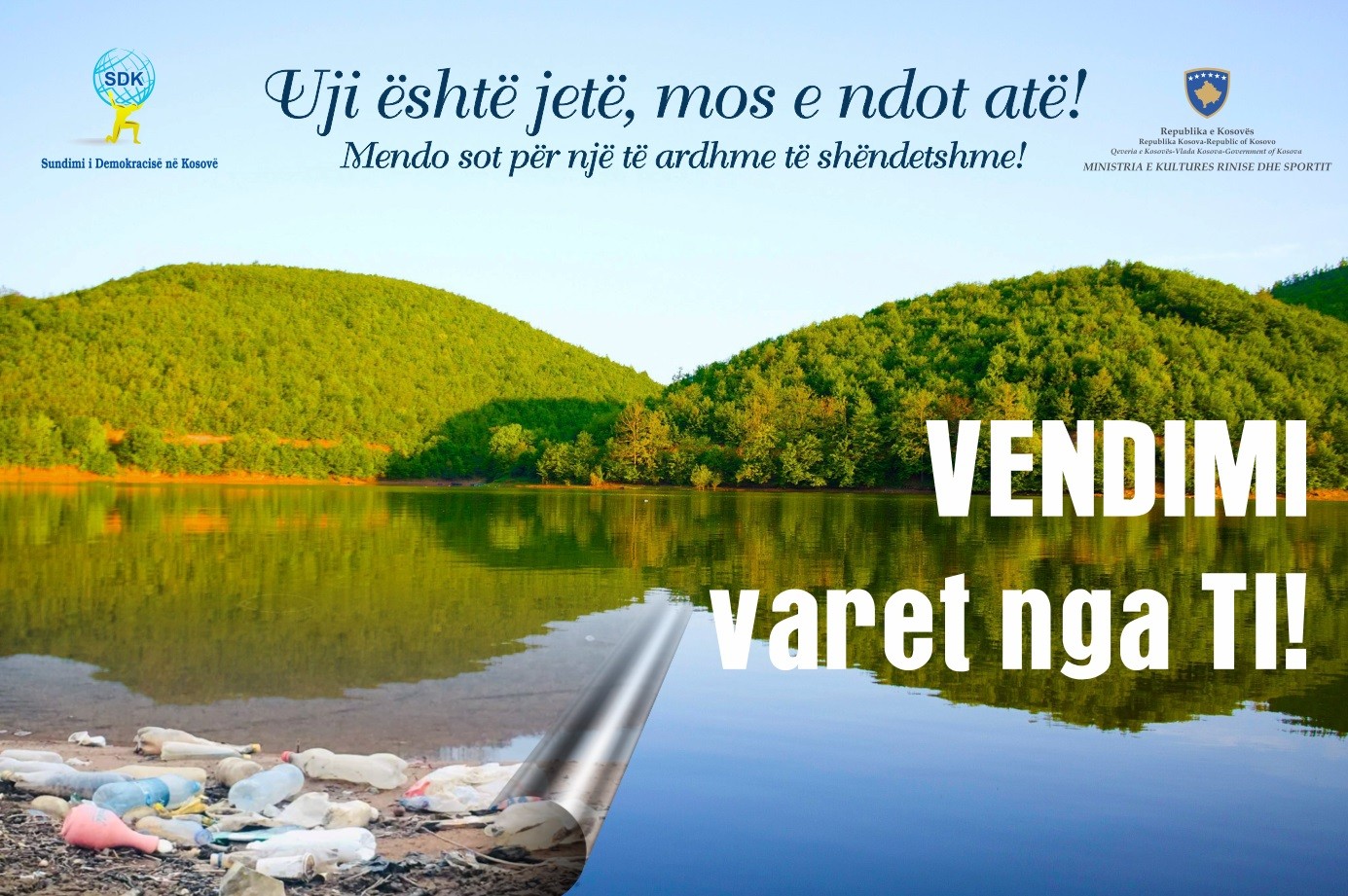 Banorët e Orllanit në aksion pastrimi përreth liqenit “Batllava”