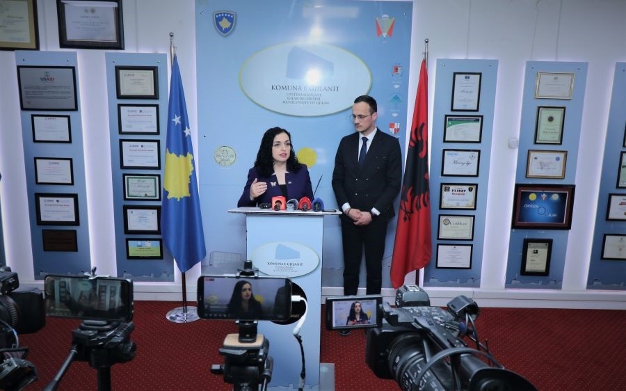 Kryetari Hyseni merr mbështetje nga presidentja Osmani për projektet zhvillimore
