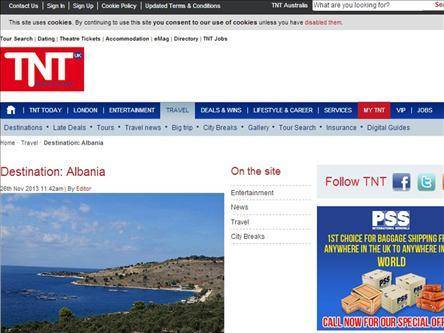 Revista britanike TNT, sugjeron Shqipërinë për turizëm