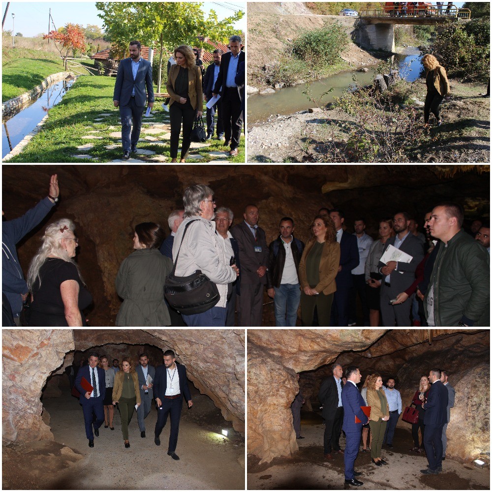 Ministrja Reshitaj zotohet për mbrojtjen e Bifurkacionit dhe Shpellës së Gadimes 